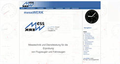 Desktop Screenshot of messwerk-gmbh.de